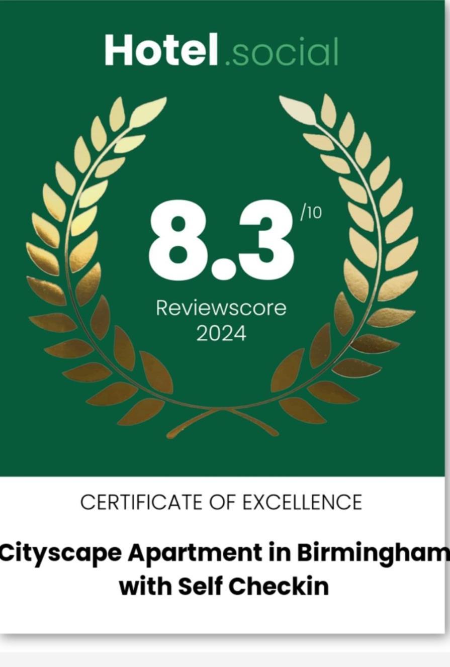Cityscape Apartment In Birmingham With Self Checkin Dış mekan fotoğraf